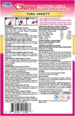 INABA Churu Cat Treats, Lickable, Squeezable Creamy Purée Cat Treat with Green Tea Extract & Taurine, 14 Grams Each Tube, 60 Tubes, Tuna Variety Box - Image 10