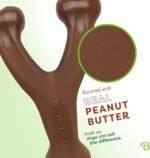 Benebone Wishbone Durable Dog Chew Toy for Aggressive Chewers, Real Peanut, Made in USA, Small - Image 3