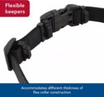 Coastal Pet SecureAway Flea Collar Protectors - Dog Flea Collar Protector - Worn with Flea Collar - Plastic Buckle for Ease - Multi Bones - 1" x 14-20" - Image 4