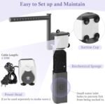 10W Powerful Aquarium Filter, Adjustable Filter for 5-20Gal Fish Tank with Biochemical Sponges, Submersible Fish/Turtle Water Filters, Filtration/Oxygenation/Water Cycle 3in1 Filter - Image 8