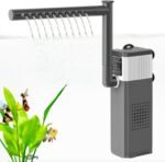 10W Powerful Aquarium Filter, Adjustable Filter for 5-20Gal Fish Tank with Biochemical Sponges, Submersible Fish/Turtle Water Filters, Filtration/Oxygenation/Water Cycle 3in1 Filter - Image 9