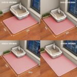 HCY&WLD Cat Litter Mat, Honeycomb Double Layer Cat Litter Trapping Mat, Waterproof Urine Proof Non-Slip, Scatter Control, Less Waste, Easier to Clean (Pink, 30" X 22") - Image 9