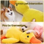Calming Duck Toy for Dogs, 18″×15″ Large Duck Dog Toy with Quack-Quack Sound, The Mellow Dog Calming Duck, Bright Yellow - Image 6