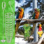 Gosknor 2pcs Rat Enrichment Foraging Toys, Stainless Steel Rat Foraging Toy Set Vegetable Holder Mice Hanging Slow Feeder Mice Feeder Accessories Enrichment for Parrot Bird Rodents (2 Styles) - Image 7