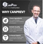 CanPrev Prostate-Pro + Maca Support - 100 V-Capsules - Prostate Support Formula for Men - Promotes Prostate Wellness - With Vitamin D3 & Zinc Citrate - Supports Reduced Urination Frequency - Image 9