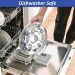 1Pcs 304 Stainless Steel Slow Feeder Dog Bowl – 4-Cup Metal Anti-Gulping Dog Food Bowl with Non-Slip Base, Shallow Design for Small, Medium & Large Dogs to Prevent Bloat – Dishwasher Safe - Image 7