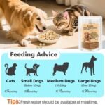Freeze Dried Chicken Cod Pet Treats, High Protein Pet Food for Dogs Cats, Healthy Limited Ingredient Chicken Cod Fish Cube - Image 7