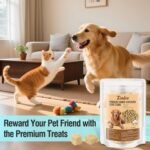 Freeze Dried Chicken Cod Pet Treats, High Protein Pet Food for Dogs Cats, Healthy Limited Ingredient Chicken Cod Fish Cube - Image 9
