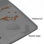 Marchul Dog Feeder, Gravity Cat Feeder and Water Dispenser Set with Silicone Mat, Automatic Pet Food Bowl and Waterer Large Capacity for Small Medium Pets Puppy Kitten Rabbit, 1 Gallon - Image 6