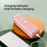 Dog Clippers Pet Grooming Clippers Kit,Low Noise Shaver Portable Electric USB Rechargeable Cordless Trimmer for Dogs,Cats and Other Pets (Pink) - Image 4