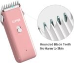 Dog Clippers Pet Grooming Clippers Kit,Low Noise Shaver Portable Electric USB Rechargeable Cordless Trimmer for Dogs,Cats and Other Pets (Pink) - Image 5