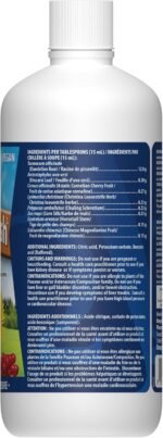 Kidney Health Supplements, Detox Cleanse, Body Detox Drink, Herbal Diuretic Support Maintenance, Daily Kidney Cleanse Flush, Manufactured in Canada, Omega Alpha 500ml, Cherry Flavor - Image 3