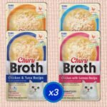INABA Churu Broth for Cats, Side Dish Pouch, 39 Grams per Pouch, 12 Pouches, Chicken & Seafood Variety - Image 6