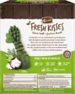 Merrick Fresh Kisses Coconut Oil + Botanicals Small Brush Dental Dog Treat - Value Box (36 ct) - Image 6