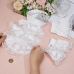 Victorian Lace Jabot Cuffs Set White Colonial Lace Jabot Cuffs Collars Victorian Steampunk Chiffon Neck - Image 4