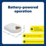 PetSafe 5-Meal Automatic Dog and Cat Feeder, Dispenses Dog Food or Cat Food, Digital Clock - Image 4