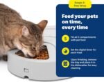 PetSafe 5-Meal Automatic Dog and Cat Feeder, Dispenses Dog Food or Cat Food, Digital Clock - Image 6