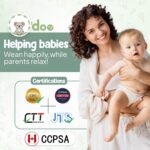 O'doe 17-Piece Baby Led Weaning Feeding Supplies for Toddlers, Baby Feeding Set | Suction Silicone Baby Bowl Self Eating with Fruit Feeder - Image 3