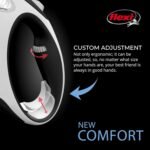 flexi New Comfort Medium Retractable Dog Leash Tape 16'/5m, Grey - Image 4