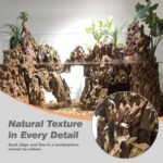 Dragon Stone Aquarium Rocks 5lb Seiryu Stone for Fish Aquariums Landscaping Model Fish Tanks Terrariums Vivariums Paludarium Amphibian Enclosures(2-4 inches) - Image 4