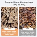 Dragon Stone Aquarium Rocks 5lb Seiryu Stone for Fish Aquariums Landscaping Model Fish Tanks Terrariums Vivariums Paludarium Amphibian Enclosures(2-4 inches) - Image 6