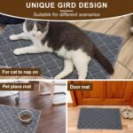 BOOMIBOO Cat Litter Mat, Litter Trapping Mat, Premium Durable PVC Pad, 23x14 Inches, Kitty Litter Box, Easy to Clean, Non-Slip, Urine Waterproof - Image 8