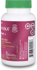 Organika Women’s UTI & Urinary Tract Support– Synergystic Blend of Cranberry 50:1 Extract with Hibiscus (Roselle) & Dandelion – Bladder & Urinary Health Formula, Antioxidant Support- 60vcaps - Image 6