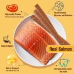 Salmon Sticks Cat & Dog Treats, Real Salmon Tender Strips, High Protein Low Fat Healthy Ingredient Chew Training Snacks - Image 4
