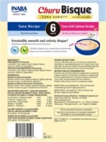 INABA Churu Bisque for Cats, Creamy Lickable Purée Side Dish with Vitamin E, 39 Grams per Pouch, 12 Pouches, Tuna Variety - Image 9