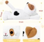 Onsoyours Original Heatable & Weighted Calico Cat Stuffed Animals, 15 inch Microwavable Kitten Plushie for Warmth & Stress Relief - Comfort Soft Plush Toys for Kids and Adults - Image 5