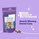 Virbac C.E.T. IntelliDent Cat Bites Dental Care Cat Treats for Healthy Teeth and Gums Fresh Breath Chicken Flavor 90 per Bag - Image 4