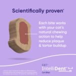 Virbac C.E.T. IntelliDent Cat Bites Dental Care Cat Treats for Healthy Teeth and Gums Fresh Breath Chicken Flavor 90 per Bag - Image 5