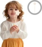 Wooden Fairy Wand 13.38 Inch DIY Craft Stick Unfinished Fairy Wand for Birthday Party Dress-up and Stage Performance - Image 8
