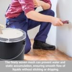 1 Gallon Nylon Paint Strainer Bags, 15‑Pack, 28 × 32 cm – Durable Reusable Filter for Smooth Painting, Water Culture & Plant Protection by Easy‑Fit Elastic Design, White - Image 5