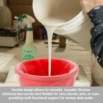 1 Gallon Nylon Paint Strainer Bags, 15‑Pack, 28 × 32 cm – Durable Reusable Filter for Smooth Painting, Water Culture & Plant Protection by Easy‑Fit Elastic Design, White - Image 6