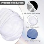 1 Gallon Nylon Paint Strainer Bags, 15‑Pack, 28 × 32 cm – Durable Reusable Filter for Smooth Painting, Water Culture & Plant Protection by Easy‑Fit Elastic Design, White - Image 7