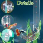 Aquarium Feeding Tube Set - 28cm Transparent Acrylic Fish & Shrimp Feeder with Spoon for Easy Refill, Cleaning Brush Included, Suction Cup Mount for Stable Feeding in Fish Tanks - Image 4