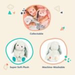 B. Toys – 12-Inch Plush Bunny Soft & Cuddly Plush Rabbit Toy Washable – Happy Hues – Peppy Mint Bunny – 0 Months+ - Image 5
