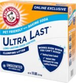 Arm & Hammer Ultra Last Unscented Clumping Cat Litter, MultiCat 18lb, Pet Friendly with Baking Soda - Image 13