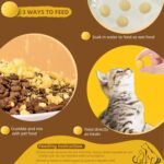 Freeze Dried Quail Egg Yolk Treats for Cats Dogs Increase Appetite, All Natural Freeze-Dried Limited Ingredient Pet Snacks, Healthy Training Treats Cookies for Dogs Puppy 80g (S, Quail) - Image 5