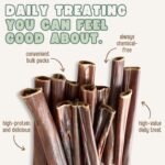 Natural Beef Esophagus Sticks for Dogs – High Protein, Rawhide-Free Chews – Canadian Company– High-Reward Dog Treats – All Natural Dog Chew Sticks - (6", 10 Count) - Image 8