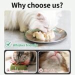 Stainless Steel Cat Bowls, Set of 2 Anti Whisker Fatigue Wide Cat Plates Non-Slip Feeding Dishes for Wet Dry Food and Water for Cats and Small Dogs (6.7") - Image 5
