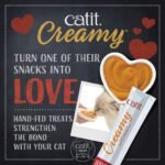 Catit Creamy Cat Treats Lickable, Salmon Flavor, 96 Tubes, Hand-Fed Lickable Cat Treats, Healthy & Hydrating, Made with Fresh Ingredients, Gaterie Pour Chat - Image 4
