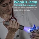 Wood's Lamp pet cat, dog Wood's Black light Flashlight cat Ringworm Detector,Doctor Pet Urine Detector,for Analyzing Skin Dog Cat Care Bed Bug Inspect. - Image 3