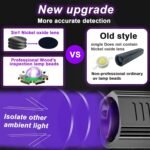 Wood's Lamp pet cat, dog Wood's Black light Flashlight cat Ringworm Detector,Doctor Pet Urine Detector,for Analyzing Skin Dog Cat Care Bed Bug Inspect. - Image 5