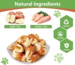 Dog Treats, Chicken Wrapped Apple Treats,150g+ Low Ingredient Healthy Dog Training Snacks, 0 Add, Low Fat, High Protein,Balanced Nutrition Training Treats for Small Medium Dogs - Image 3