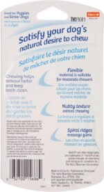 Hartz Chew n' Clean Twisty Bone Bacon Scented Flexible Dog Chew Toy - Extra Small, 3270015686 - Image 8