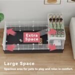 Large Guinea Pig Cages Indoor, Small Animal Cage with Waterproof Mat, Pet Playpen Metal Fence Yard for Hamster, Rabbit, Bunny, Ferret, Rat, Chinchilla, Hedgehog - Image 4