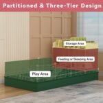 Large Guinea Pig Cages Indoor, Small Animal Cage with Waterproof Mat, Pet Playpen Metal Fence Yard for Hamster, Rabbit, Bunny, Ferret, Rat, Chinchilla, Hedgehog - Image 7