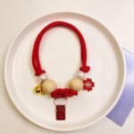 Flea Lice Control Collar, Flea Lice Repelling Collar for Cats Dogs Made with Camphor Wood Long Lasting Protection Non Greasy Formula (Red M) - Image 3